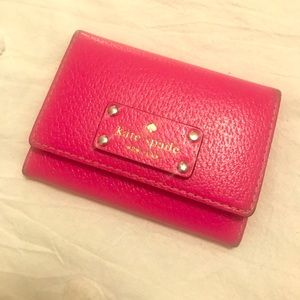 Hot pink Kate spade ♠️ Wallet